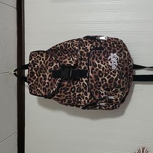 PINK vs leopard backpack